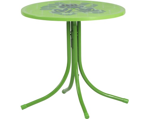 Kindertisch aus Metall mit Froschmotiv