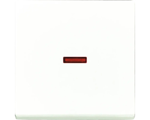 Bascule d'interrupteur de commande avec petite calotte rouge Busch-Jaeger 1789-84 Future Linear blanc studio