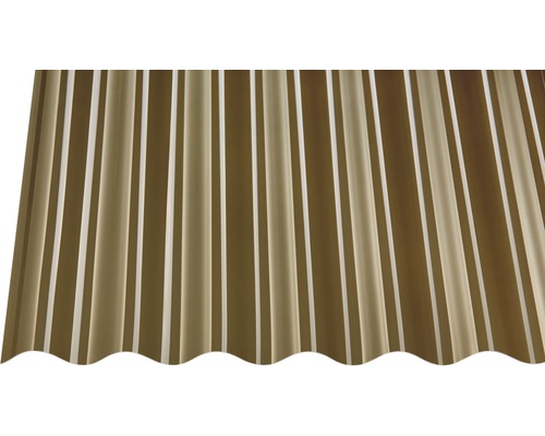 Plaque ondulée en plastique pour toits