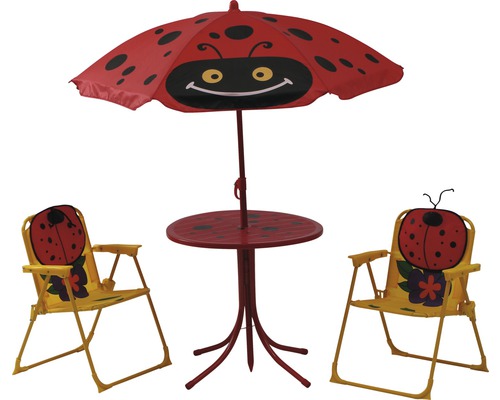 Ensemble de meubles de jardin pour enfants Siena Garden coccinelle