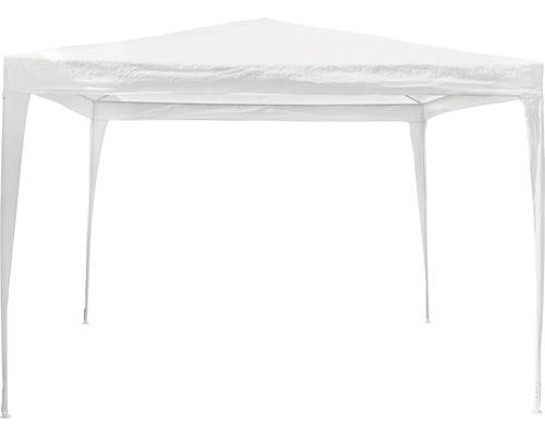 Tente de réception Garden Place Grete 3 x 3x 2,5 m tissu en bandes de polyéthylène 120 g/m² blanc