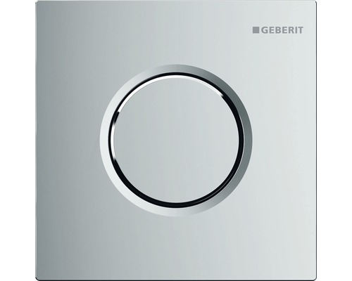 Commande d'urinoir GEBERIT type 01 plaque pneumatique chrome haute brillance 116.011.21.5