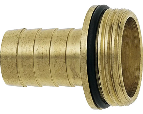 Raccord vissé 1/3 en laiton avec embase et joint torique, 1 1/4" pour tuyau d'arrosage 1" Raccord vissé 1/3 en laiton avec embase et joint torique, 1 1/4" pour tuyau d'arrosage 1"