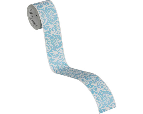 Rouleau de film décoratif avec motif bleu