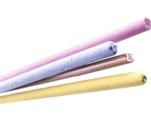 Électrodes de soudure en différentes versions