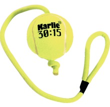 Balle de tennis avec corde 6 cm, jaune-thumb-0