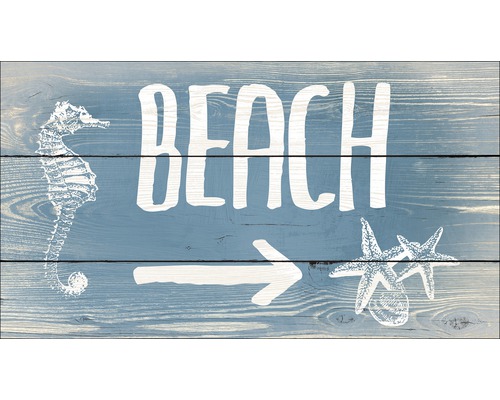 Panneau décoratif Beach 15x30 cm