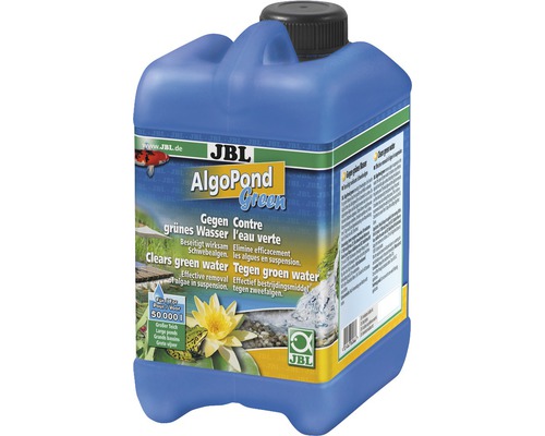 Préparateur d'eau JBL AlgoPond Green 2,5 l JBL AlgoPond Green pour éliminer l''eau verte