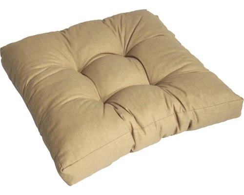 Coussin de chaise carré avec rembourrage matelassé