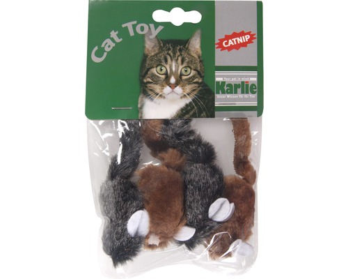 Katzenspielzeug Maus mit Katzenminze im Paket