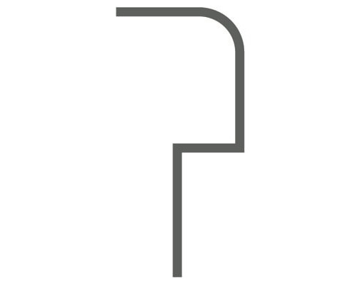 Symbole pour un profilé d''angle