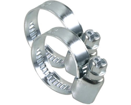 GEKA Schlauchbandagen, W1, 10-16 mm, 2 Stück Zwei Schlauchschellen aus Metall mit Schraubverschluss