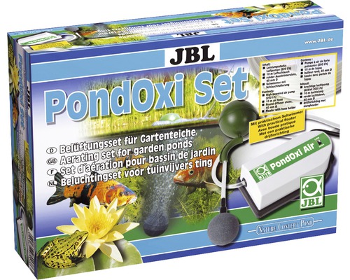 Ensemble ventilation pour bassin de jardin JBL PondOxi-Set JBL PondOxi Set pour bassin de jardin