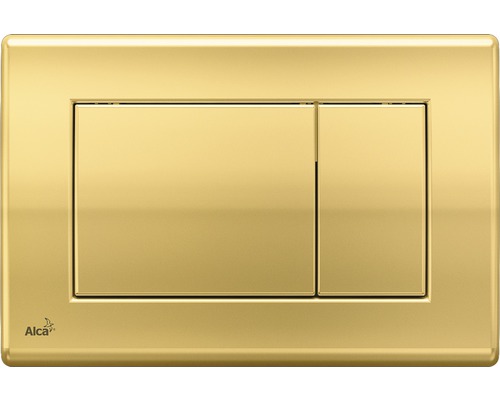 Betätigungsplatte Alca basic Platte gold glänzend / Taster gold glänzend M275