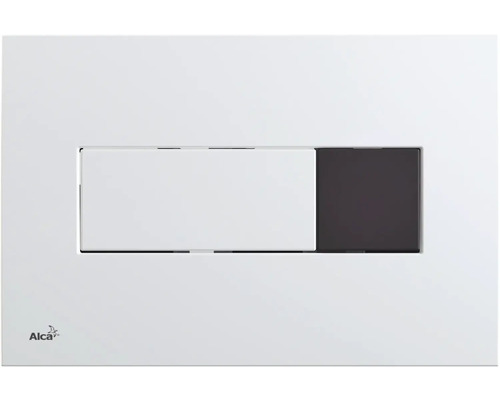 Plaque de commande Alca basic plaque brillant / touche blanc noir brillant M370S