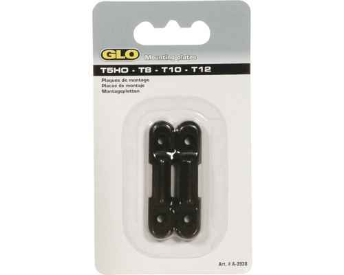 Plaques de montage GLO T5 + clips réflecteurs T8