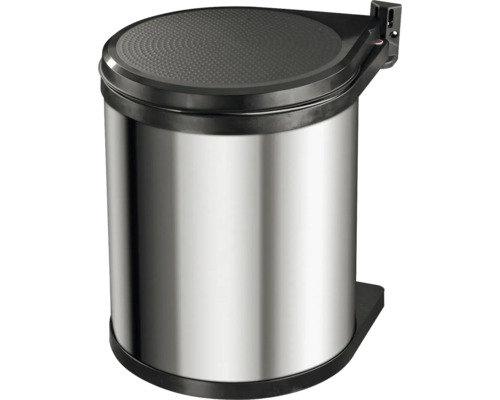 Poubelle encastrée Hailo Compact-Box 15l acier inoxydable Poubelle encastrée Hailo Compact-Box 15l acier inoxydable