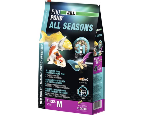Aliment 4 saisons JBL ProPond All Seasons M 4,3 kg