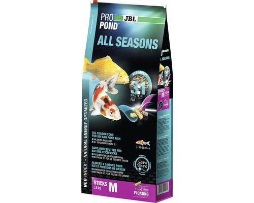 Aliment 4 saisons JBL ProPond All Seasons taille M 5,8 kg