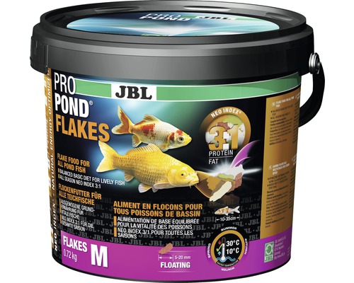 Aliment en flocons JBL ProPond Flakes taille M 0,72 kg