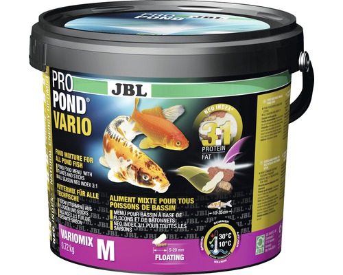 Aliment mixte JBL ProPond Vario taille M 0,72 kg