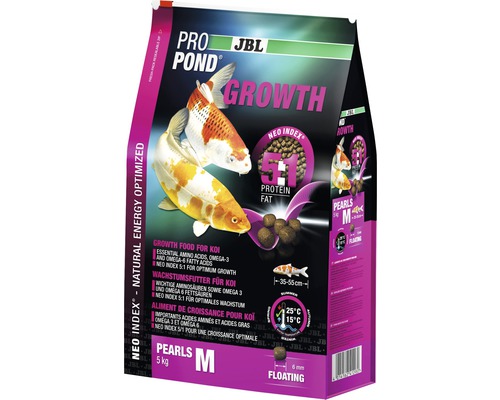 Aliment spécial croissance JBL ProPond Growth taille M 5 kg