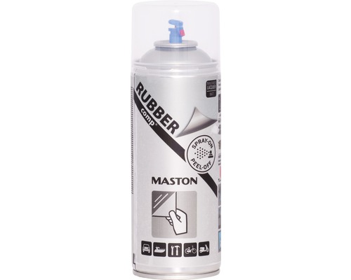 Film à pulvériser de vernis pelable RUBBERcomp vernis mat 400 ml Bombe de peinture en caoutchouc Maston Rubbercomp