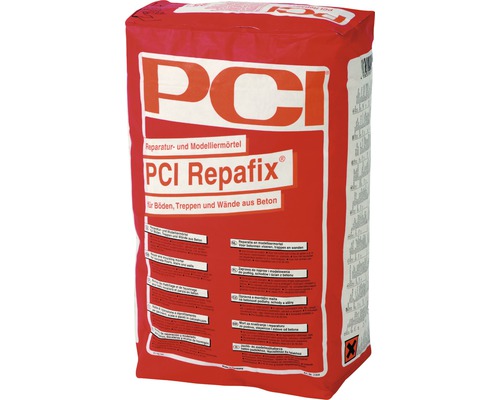 Mortier de réparation et de modelage PCI Repafix® pour sols, escaliers et murs en béton 5 kg