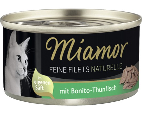 Pâtée pour chat Miamor filets fins Naturelle au thon Bonito 80 g