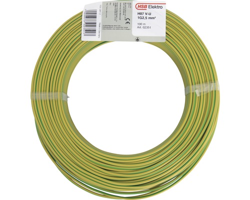 Stromkabel H07V-U 2,5 Mm² Blau – 100 Meter Rolle Für Hausinstallation, Waschmaschine & Elektrowerkzeuge