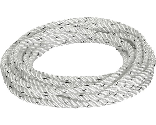 Corde blanche torsadée