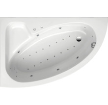 Eckbadewanne mit Whirlpoolfunktion, Aufsicht