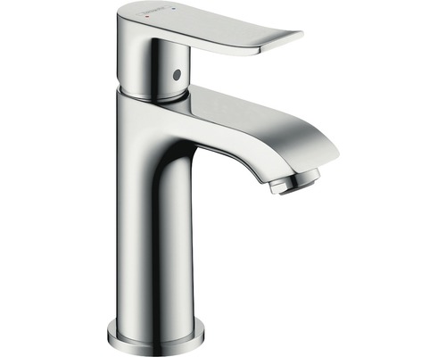 Mitigeur de lavabo hansgrohe Metris 31186000 chrome sans mécanisme de vidage