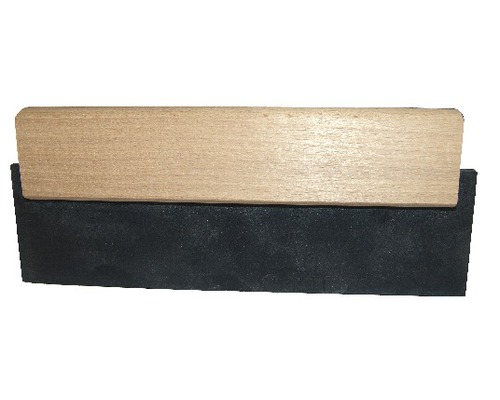 Raclette de carreleur en caoutchouc Hufa 200 mm avec manche en bois