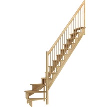 Holztreppe mit Geländer für den Innenbereich