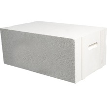 Bloc de béton cellulaire avec poignée