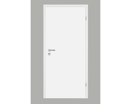 Porte intérieure laque blanche Fresh 86,0X198,5 cm tirant droit-0