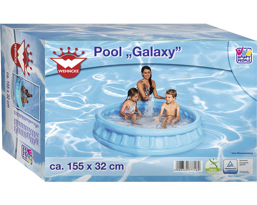 Emballage d''une pataugeoire Galaxy, environ 155 x 32 centimètres