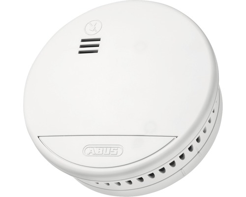 Détecteur de fumée radio Abus RWM165 durée de vie : 10 ans 102x102x36 mm blanc Détecteur de fumée ABUS