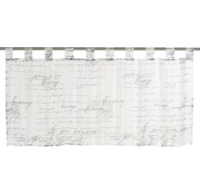 Rideau avec inscription pour la décoration de fenêtre