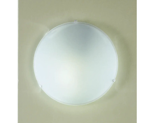 Runde Deckenleuchte mit Glasabdeckung