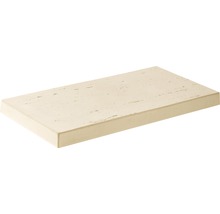 Couvre-mur pour muret travertin champagne 75 cm x 33 cm x 4 cm