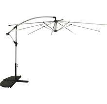 Armature de parasol en aluminium Ø 3 m, gris