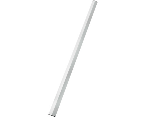 Règle à niveau, règle de tapissier Maurerlob 100 cm, profilé pointu Profil d''arrêt d''escalier blanc en aluminium