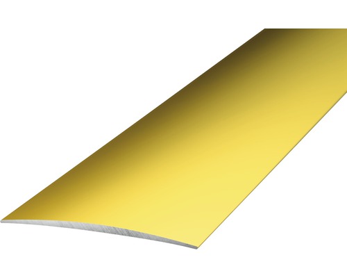 Barre de seuil en aluminium or autocollant doré 40x1000 mm
