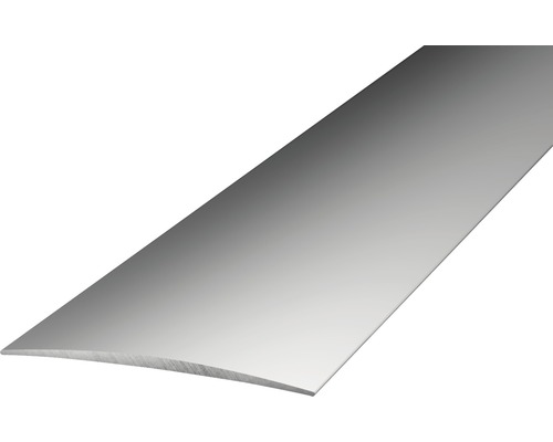 Barre de seuil aluminium argenté autocollant 40 x 1000 x 4,6 mm