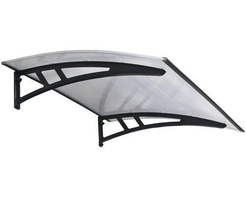 Auvent PALRAM-Canopia Calisto 136x95 cm anthracite polycarbonate transparent