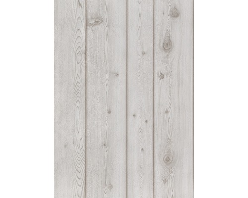 Papiertapete 4301-6 Holzdekor weiß