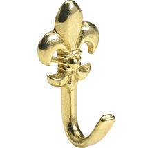 Patère avec motif de lys