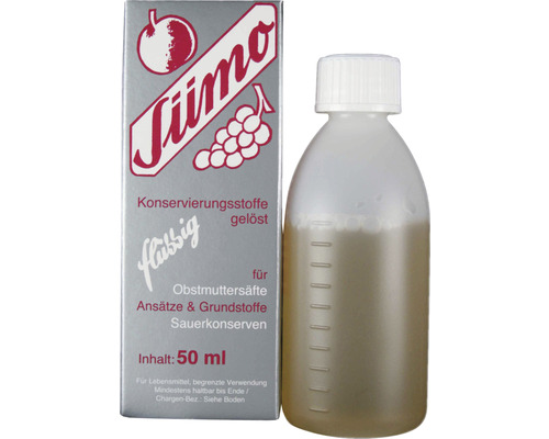 Sümo Konservierungsmittel 50 ml zum Haltbarmachen von Obstsäften ohne Erhitzung
